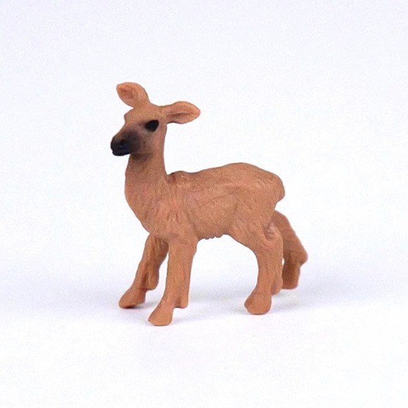 Female Deer‎ Miniature Figure - 1 inch - Hand Painted Doe - Crafts - Bundle Deal - Picture 2 of 9